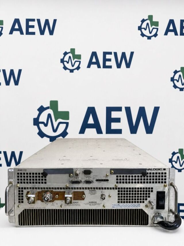 Analogic AN8112-01 RF amplifier at AEW